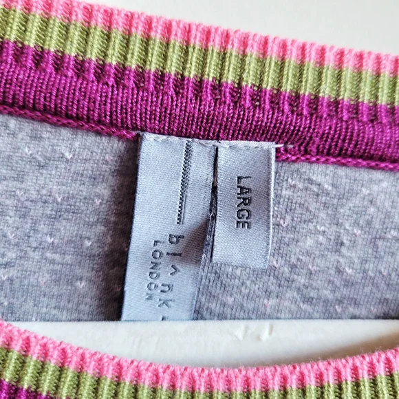 Anthropologie Purple Floral Knit Sweater - Picture 7 of 8